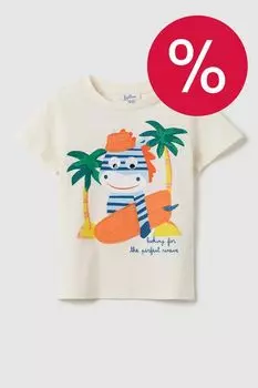 Футболка хлопковая с принтом Fagottino