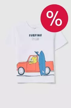 Футболка хлопковая с принтом Fagottino