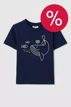 Футболка хлопковая с принтом Fagottino