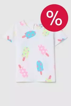 Футболка хлопковая с принтом Fagottino