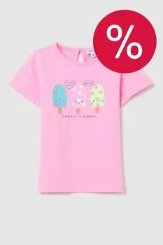 Футболка хлопковая с принтом Fagottino