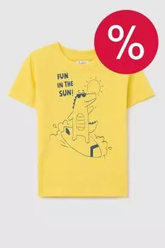 Футболка хлопковая с принтом Fagottino