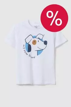 Футболка хлопковая с принтом Fagottino