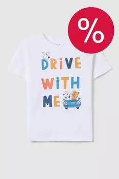 Футболка хлопковая с принтом Fagottino