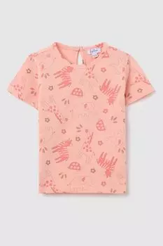 Футболка хлопковая с принтом Fagottino