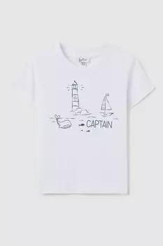 Футболка хлопковая с принтом Fagottino