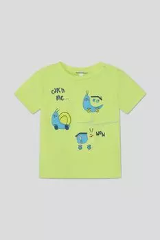 Футболка хлопковая с принтом Fagottino