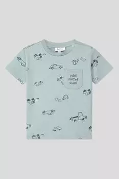 Футболка хлопковая с принтом Fagottino