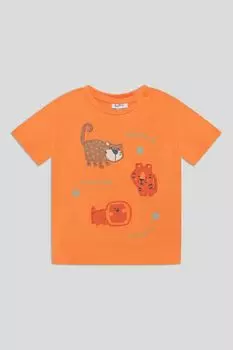 Футболка хлопковая с принтом Fagottino