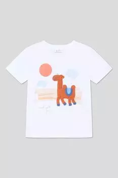 Футболка хлопковая с принтом Fagottino