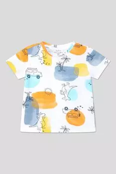 Футболка хлопковая с принтом Fagottino