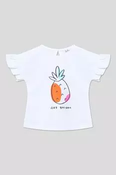 Футболка хлопковая с принтом Fagottino