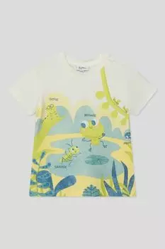 Футболка хлопковая с принтом Fagottino