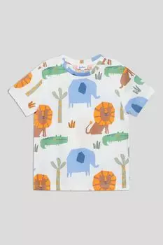 Футболка хлопковая с принтом Fagottino