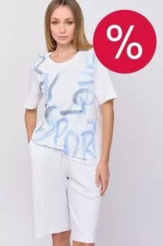 Футболка хлопковая с принтом Franco Vello