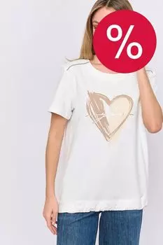 Футболка хлопковая с принтом Franco Vello