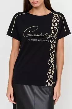 Футболка хлопковая с принтом Franco Vello