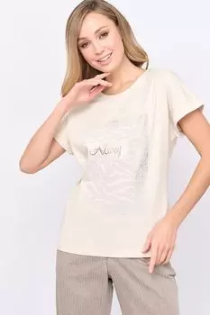 Футболка хлопковая с принтом Franco Vello