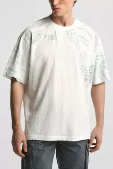 Футболка хлопковая с принтом GAS