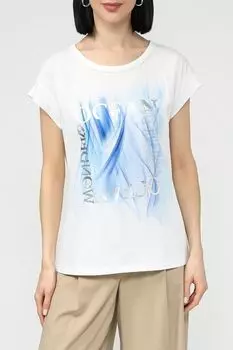 Футболка хлопковая с принтом Gerry Weber