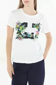 Футболка хлопковая с принтом Gerry Weber