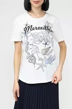 Футболка хлопковая с принтом Gerry Weber