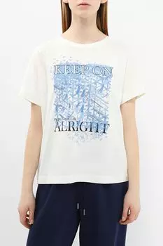 Футболка хлопковая с принтом Gerry Weber