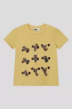 Футболка хлопковая с принтом GIOCO