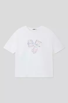 Футболка хлопковая с принтом GIOCO