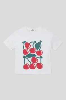 Футболка хлопковая с принтом GIOCO