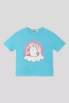 Футболка хлопковая с принтом GIOCO