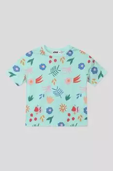 Футболка хлопковая с принтом GIOCO