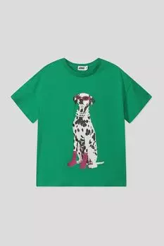 Футболка хлопковая с принтом GIOCO