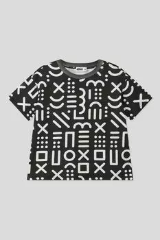 Футболка хлопковая с принтом GIOCO