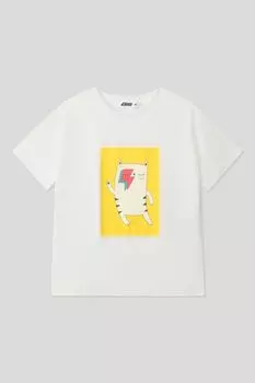 Футболка хлопковая с принтом GIOCO