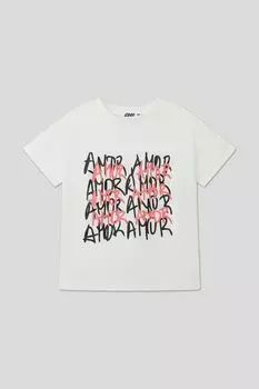 Футболка хлопковая с принтом GIOCO