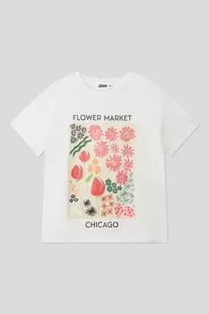 Футболка хлопковая с принтом GIOCO