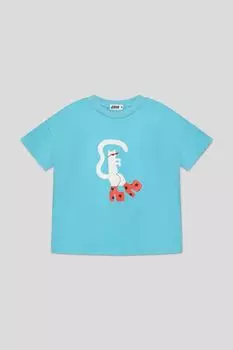 Футболка хлопковая с принтом GIOCO