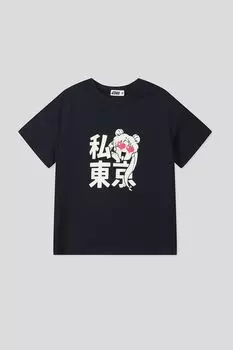 Футболка хлопковая с принтом GIOCO