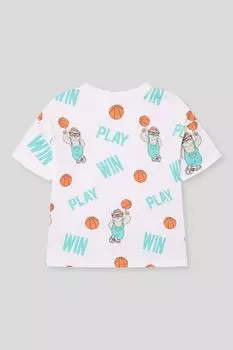 Футболка хлопковая с принтом GIOCO