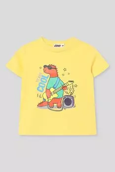 Футболка хлопковая с принтом GIOCO