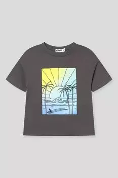 Футболка хлопковая с принтом GIOCO