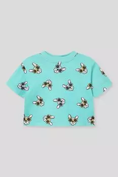 Футболка хлопковая с принтом GIOCO