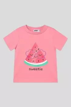 Футболка хлопковая с принтом GIOCO