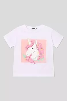 Футболка хлопковая с принтом GIOCO