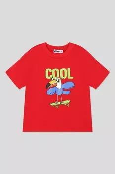 Футболка хлопковая с принтом GIOCO