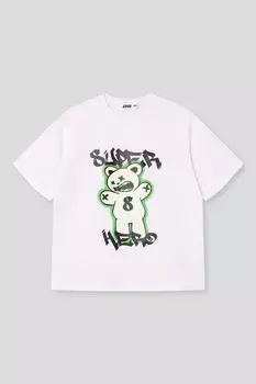 Футболка хлопковая с принтом GIOCO