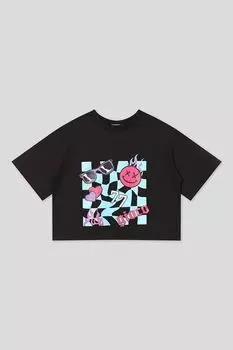 Футболка хлопковая с принтом GIOCO