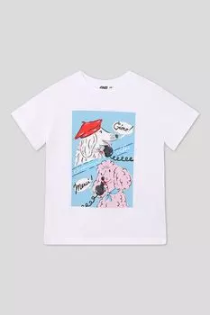 Футболка хлопковая с принтом GIOCO