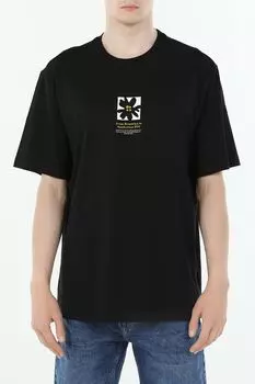 Футболка хлопковая с принтом GRAND & HILLS